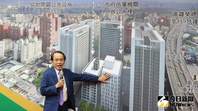 ▲左營大中民族「20號機關用地」公辦都市更新案兩單元基地都由尚發營造公司得標，預估投資總額約125億元。（圖／記者陳美嘉攝，2024.09.27）