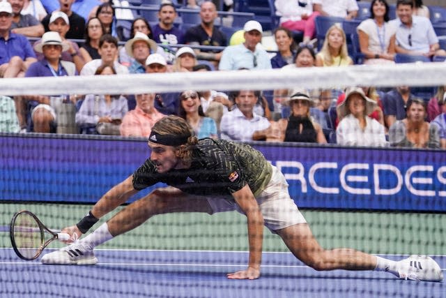 Stefanos Tsitsipas was sent packing by Carlos Alcaraz