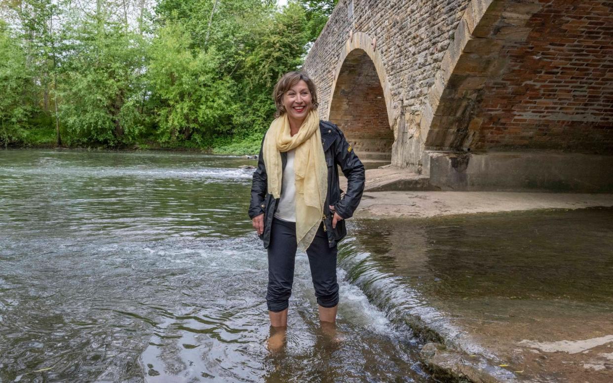 Rebecca Pow, the environment minister, said people should apply to make more areas official swimming spots - Paul Grover for The Telegraph