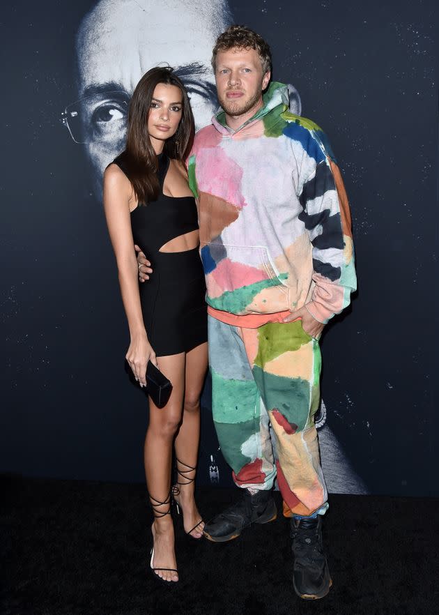 Ratajkowski and Bear-McClard attend the premiere of A24's 