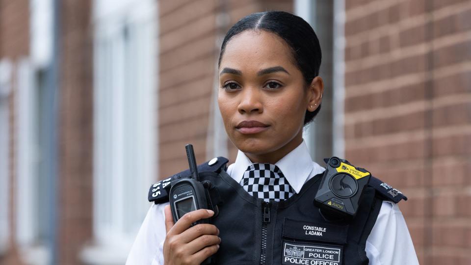 Tahirah Sharif as PC Lizzie Adama in The Tower