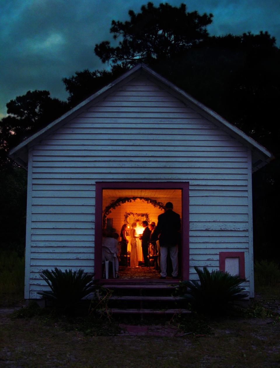 The First African Baptist Church on Georgia's Cumberland Island, where JFK Jr. and Carolyn Bessette exchanged vows. (Denis Reggie)