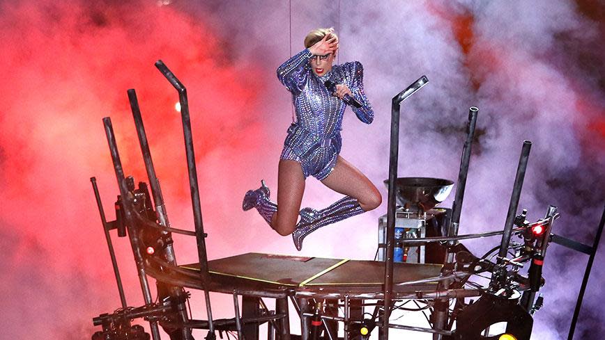 Gaga's best Super Bowl fashion moments