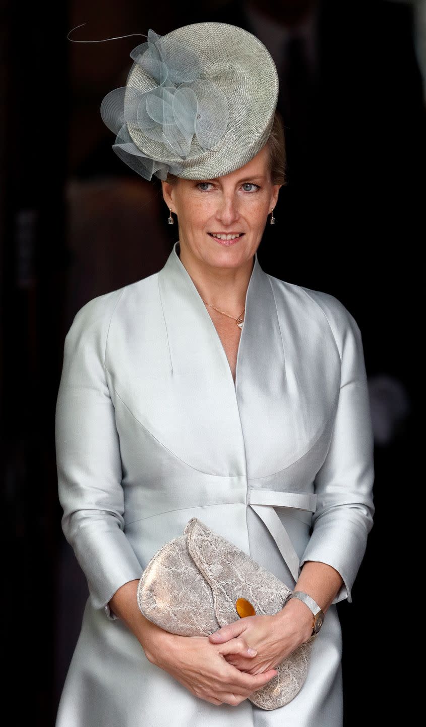 <p>Much like Kate Middleton, Sophie, the Countess of Wessex, has been a longtime favorite of British designers including Emilia Wickstead, Erdem, and Bruce Oldfield. She’s turned royal engagements into her personal runway since 1999, when she married Prince Edward, Prince Charles’s brother. Together, Sophie and Edward have two children, Lady Louise Windsor and James, Viscount Severn. </p>