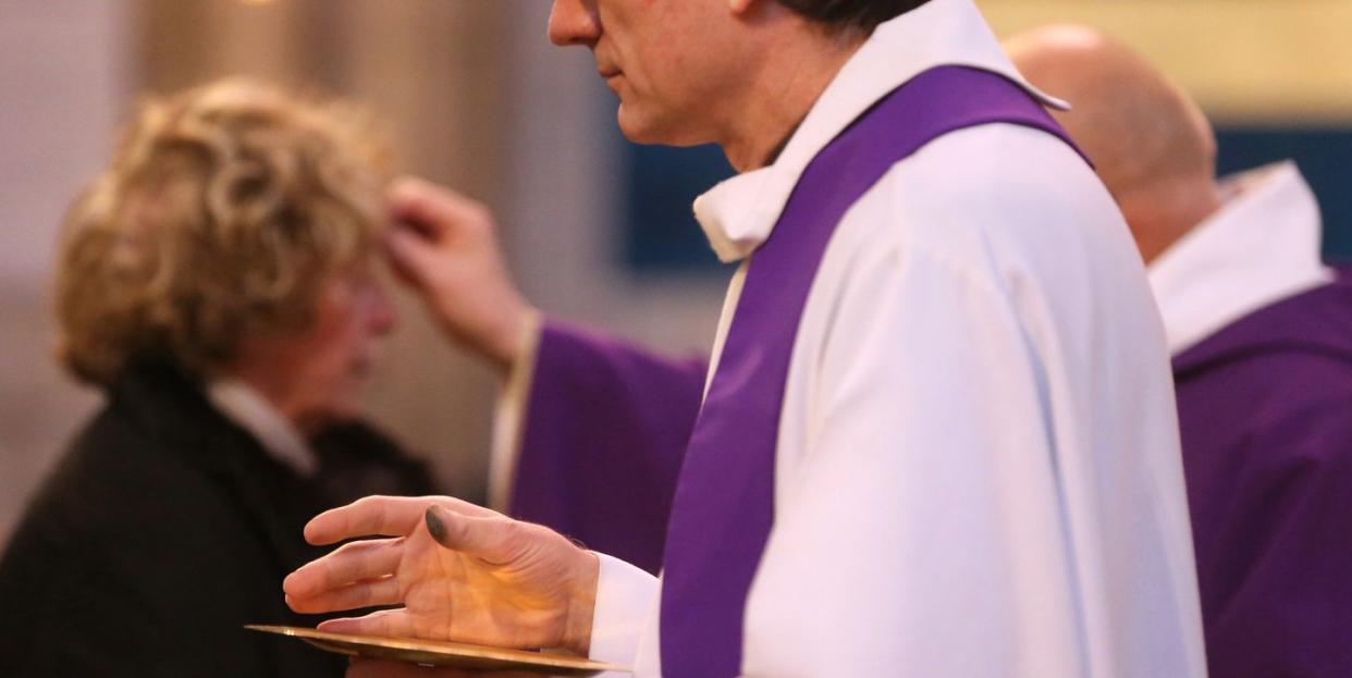 notre dame du perpetuel secours basilica ash wednesday