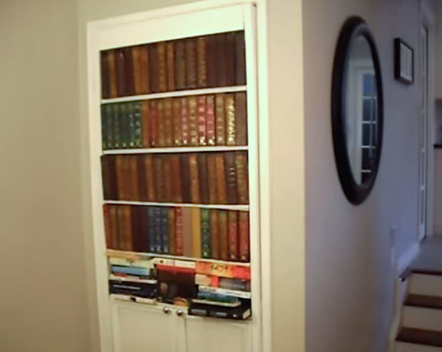 How to Build a Secret Faux Bookcase Door, DIY By TVTara—Via YouTube