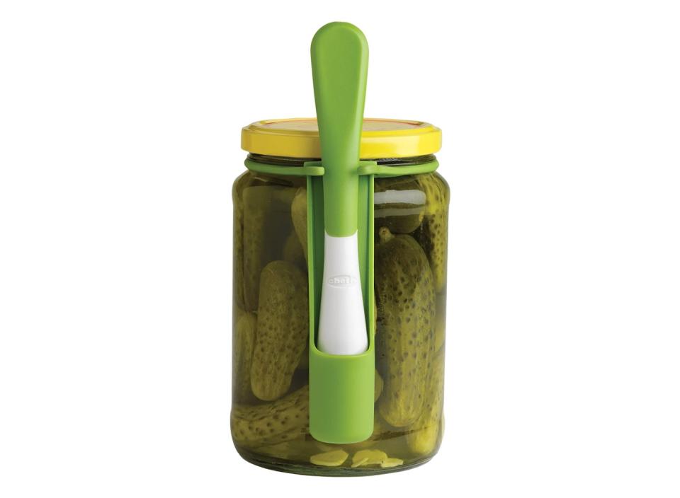 Get easy access to your favorite condiments with this three-pronged fork. (Source: Amazon)