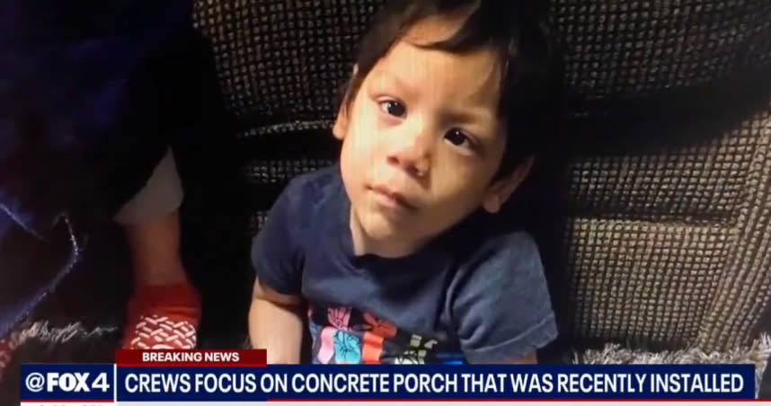 美國6歲男童諾艾爾失蹤數月，母親出國前曾花錢打造庭院露台，警方認為此舉很可疑。 （圖／翻攝自Fox4 News，下同）