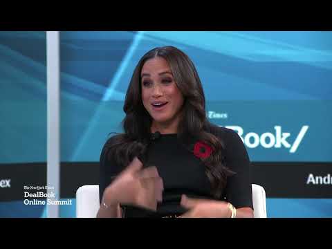 Meghan Markle attends the DealBook Online Summit, November 2021