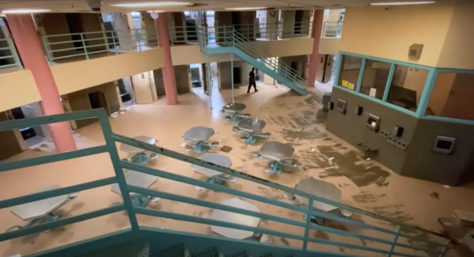 Inside the Oklahoma County Jail.