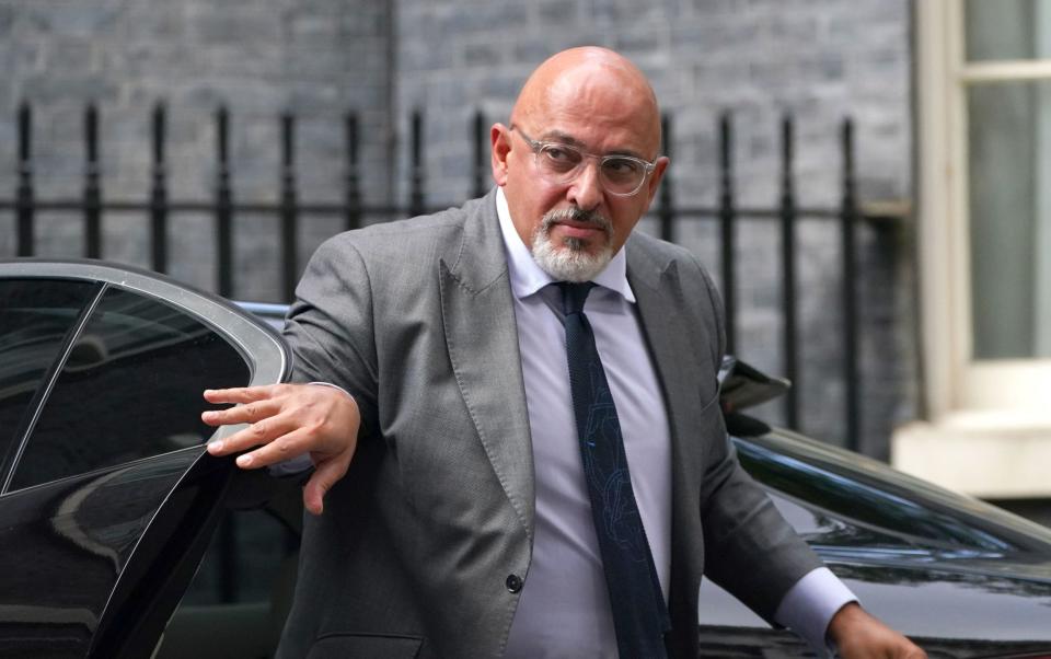 Nadhim Zahawi arriving in Downing Street as Boris Johnson reshuffles his Cabinet - Victoria Jones/PA