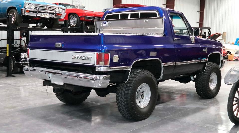 1985 Chevrolet K10 Silverado conversion pickup.