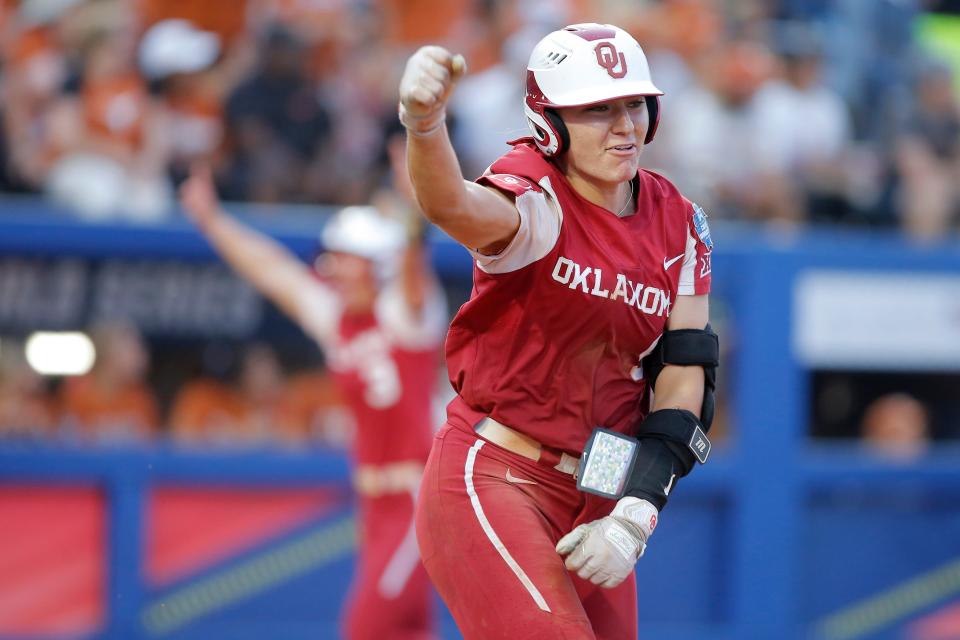 OU vs. Texas softball Jayda Coleman, Kinzie Hansen lead Sooners' rally