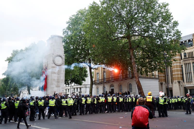 Protest against the death of George Floyd, in London