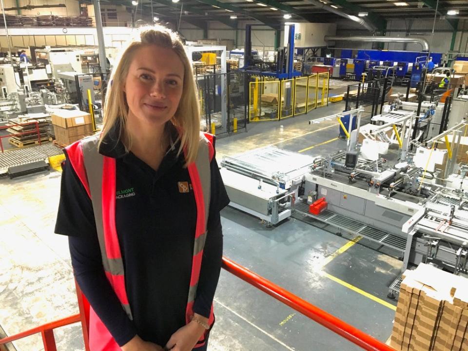 Kate Hulley, the owner of Belmont Packaging, says productivity soared after the four-day week was introduced (The Independent)