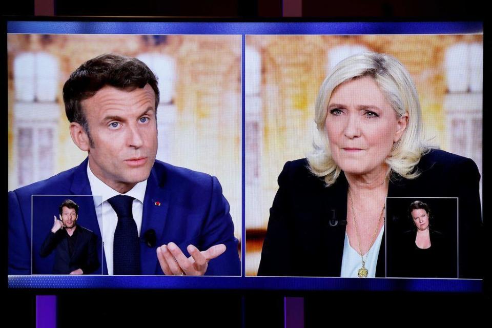 Macron y Le Pen