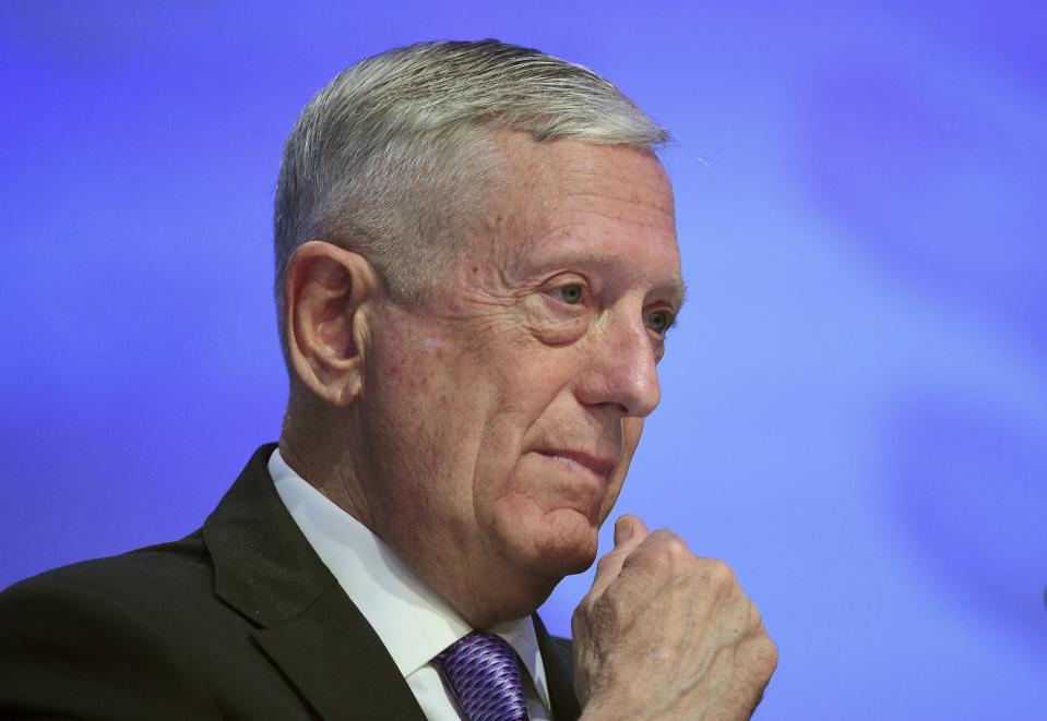 U.S. Defense Secretary Jim Mattis