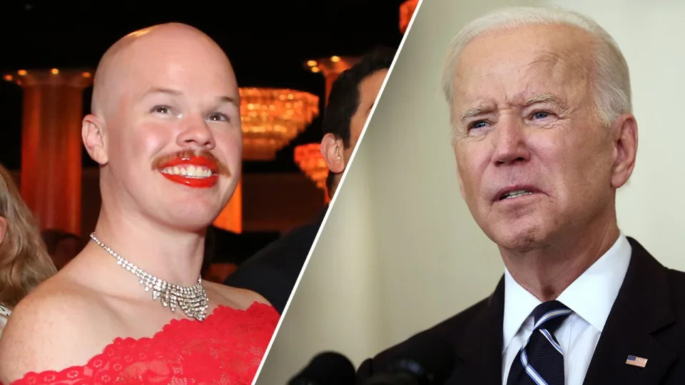 SAM Brinton and Joe Biden