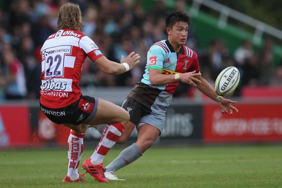 In the thick of it: Marcus Smith: Getty Images for Harlequins