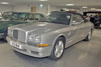 <p>A large proportion of the cars in the collection are British, including a lot of <strong>Bentleys</strong>. All are in mint condition including this majestic Azure from 2000, powered by the legendary pushrod 6.75-litre V8.</p>