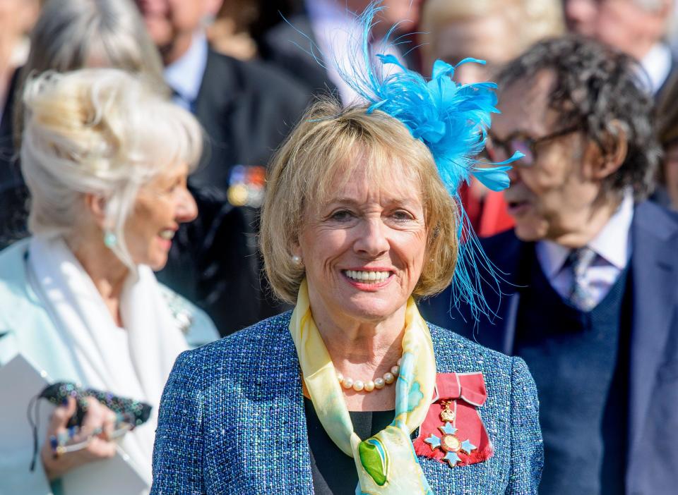 Dame Esther Rantzen – journalist and TV presenter – attending the Dame Vera Lynn Memorial Service at Westminster Abbey, 21 March 2022