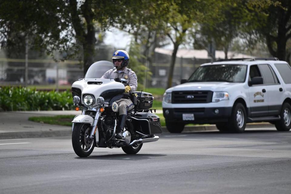 Police respond to a major incident at Mahany Park in Roseville on Thursday afternoon, April 6, 2023. A suspect was taken into custody, according to police dispatch audio.