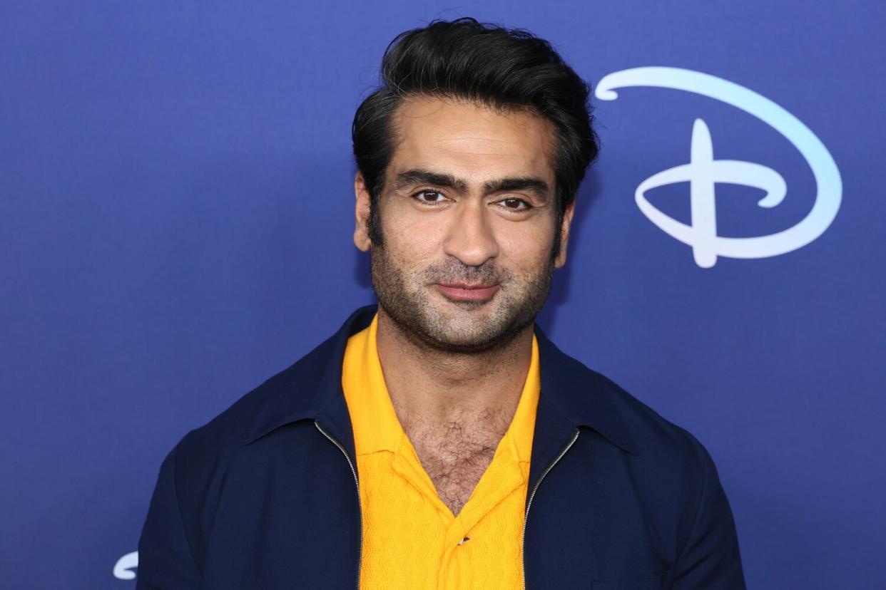 Kumail Nanjiani attends the 2022 ABC Disney Upfront at Basketball City - Pier 36 - South Street on May 17, 2022 in New York City.