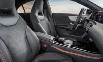 <p>The rest of the interior is nearly identical to the A-class, with a funky dashboard design, two standard 7-inch screens (10.3-inch units are optional), and a more playful use of materials than in other Benz models.</p>