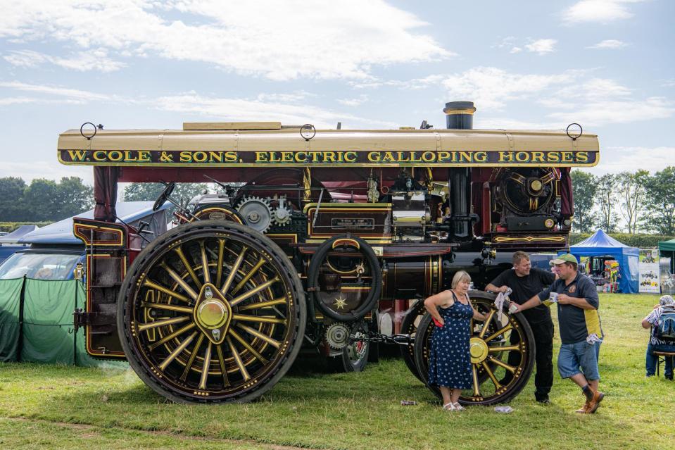 One of the steam engines showcased at the event. (Photo: Tony Johnson)