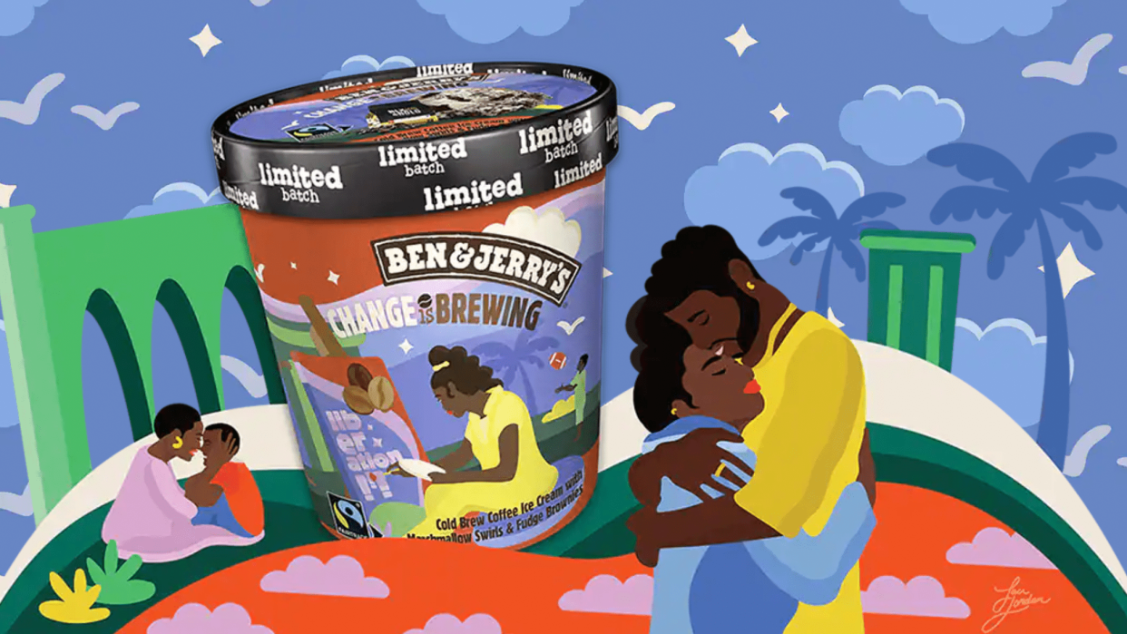 Ben and jerry's change is brewing new flavor