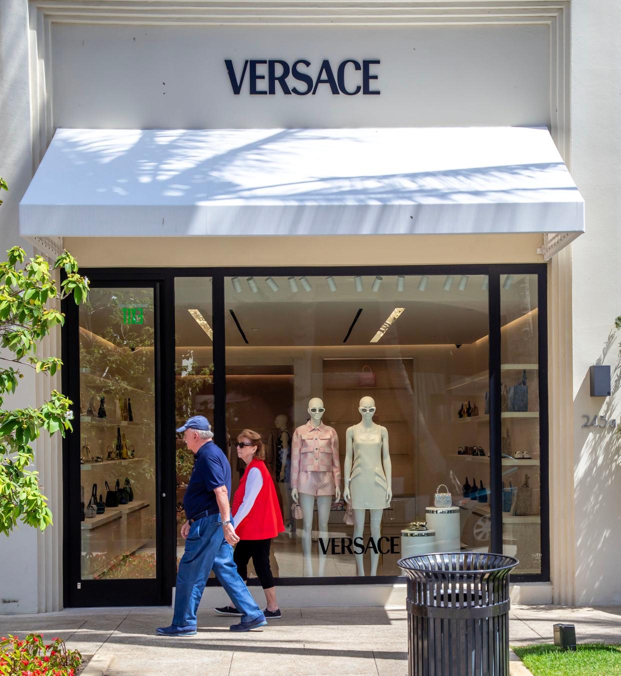 Versace store at opened at 243 Worth Ave. in November.