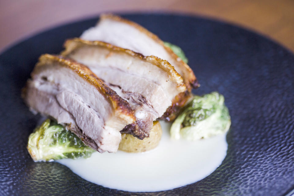 Roasted pork belly