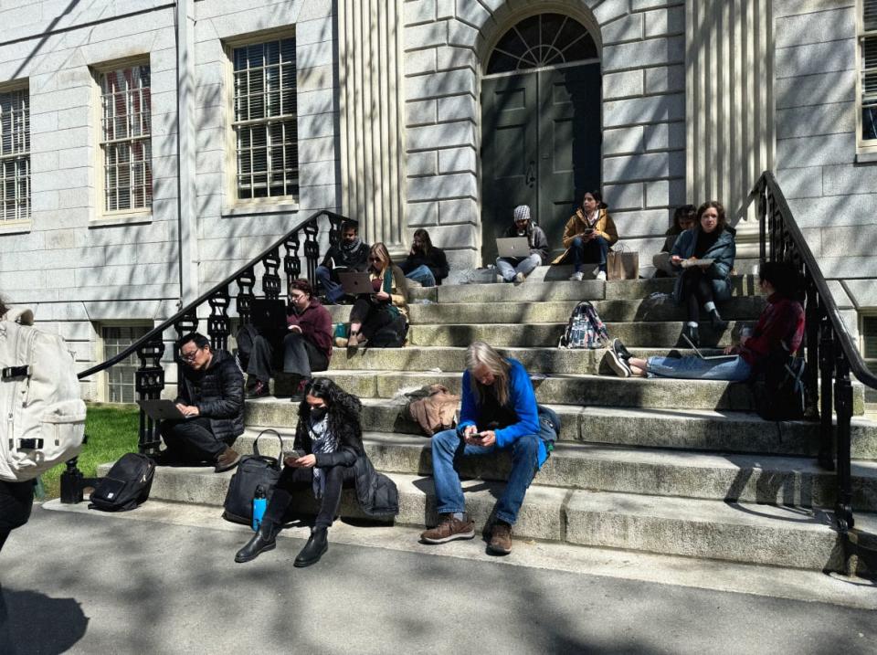 Harvard Gaza protest