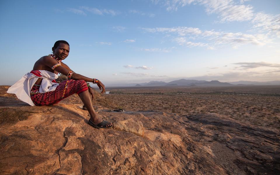 Jeneria Lekilelei is shortlisted for this year's TUSK Award for Conservation in Africa - Sarah Marshall