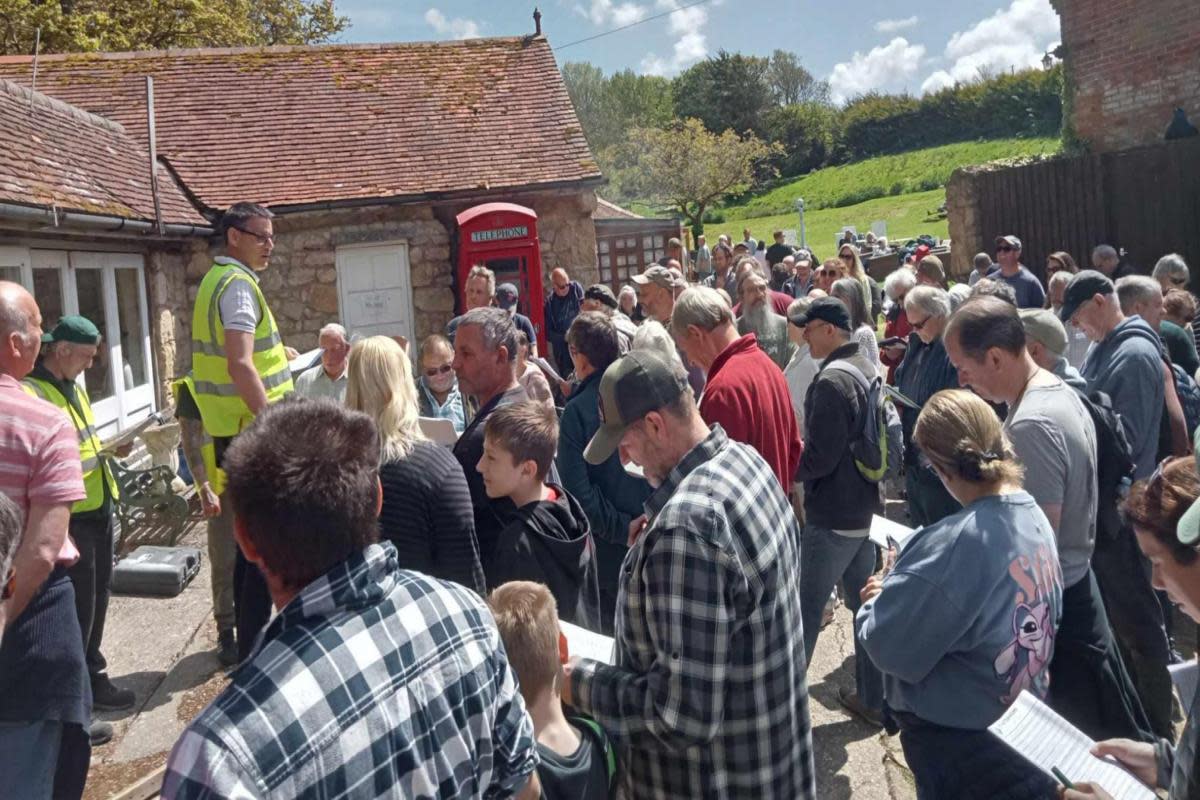 The auction at Calbourne Water Mill. <i>(Image: Christopher Jackson)</i>