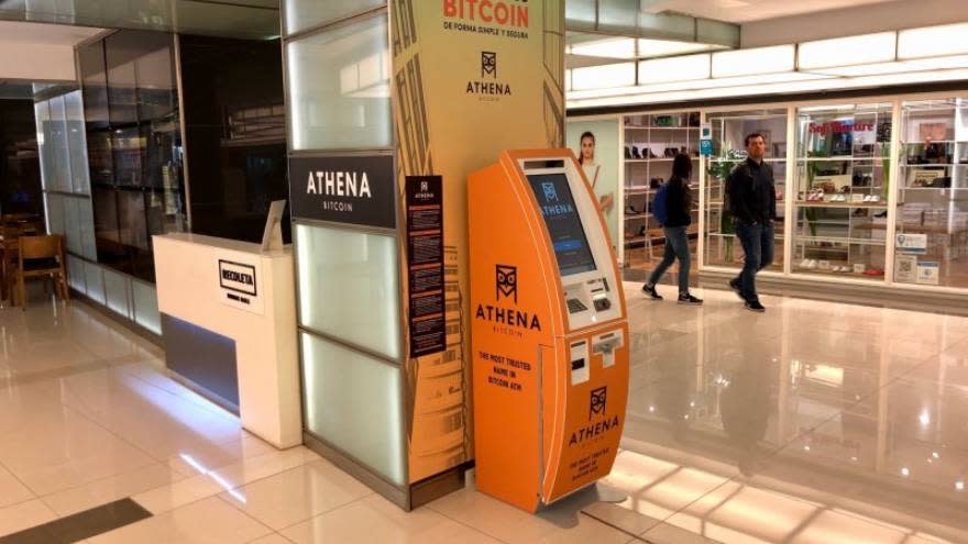 Athena Bitcoin tiene una docena de cajeros instalados en el país