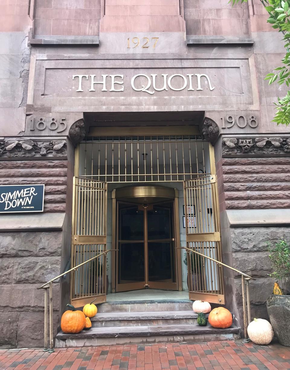 The Quoin Hotel  opened in downtown Wilmington in mid-September. It has a speakeasy, rooftop bar and 155-seat restaurant.