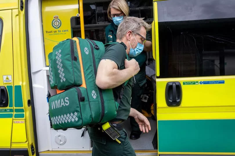 Paramedics were called to the junction of The Chesils and Dillotford Avenue