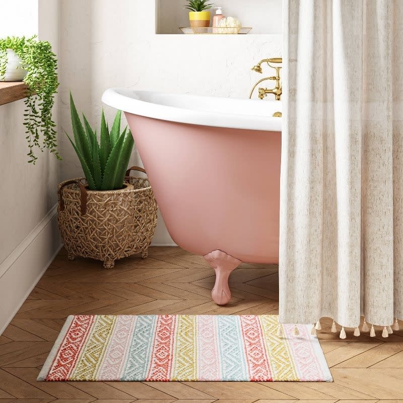 the colorful bathmat