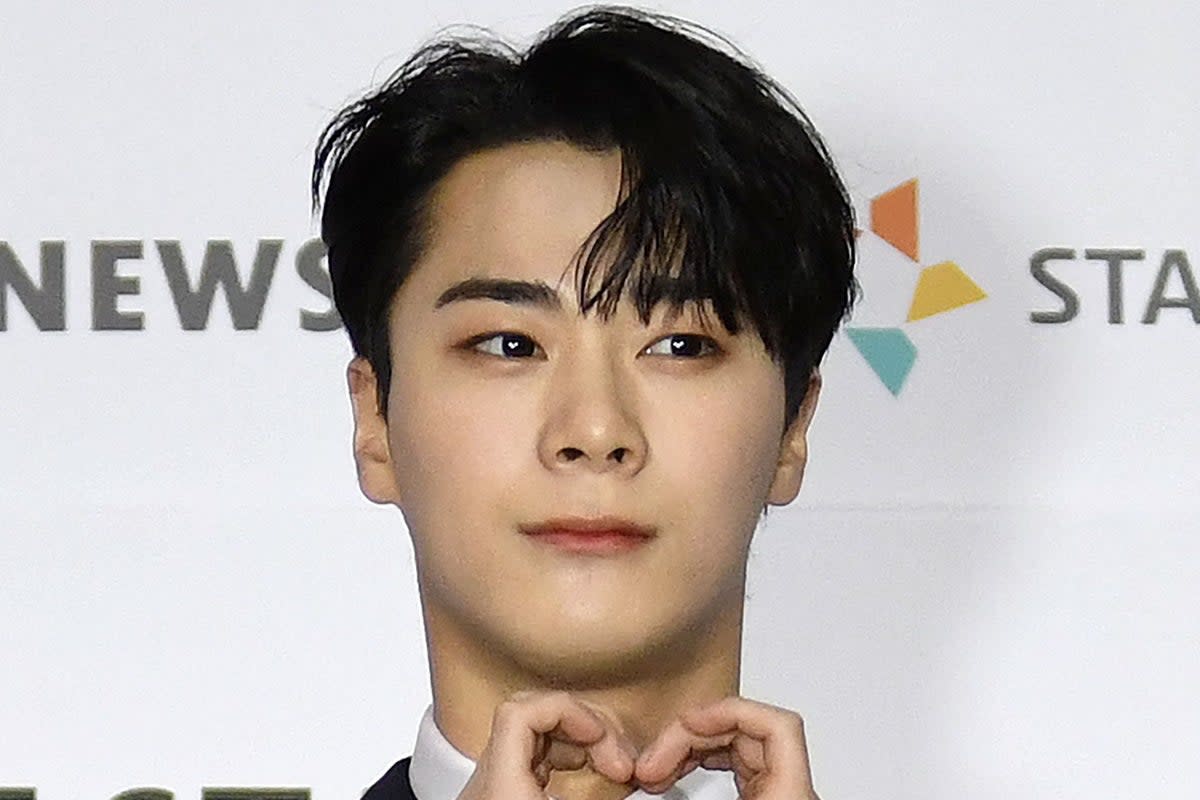 Moon Bin, 25, is suspected to have taken his own life, police in his native South Korea say  (AFP via Getty Images)