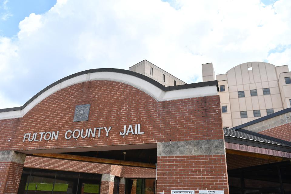 Fulton County Jail entrance