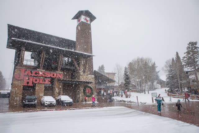 <p>AMBER BAESLER/getty</p> Jackson Hole Mountain Resort on Dec. 12, 2021