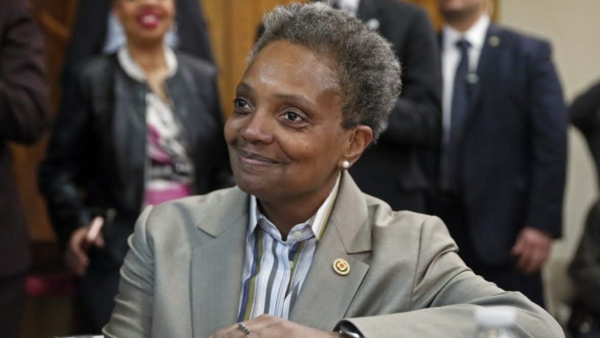 Chicago Mayor Lori Lightfoot has accused her rival of using “the ultimate dog whistle” as the two engage in a divisive campaign to see who will lead the Windy City. (Photo: Nuccio DiNuzzo/AP)
