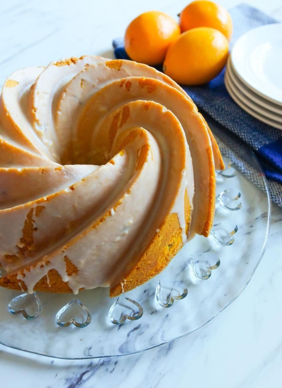 lemon desserts meyer lemon ginger turmeric bundt cake