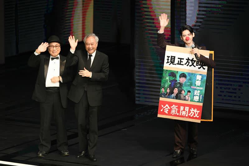  蔡英文期待台灣的金馬獎不只是電影人的家，也是所有自由創作者的家。（圖／金馬獎執委會提供）