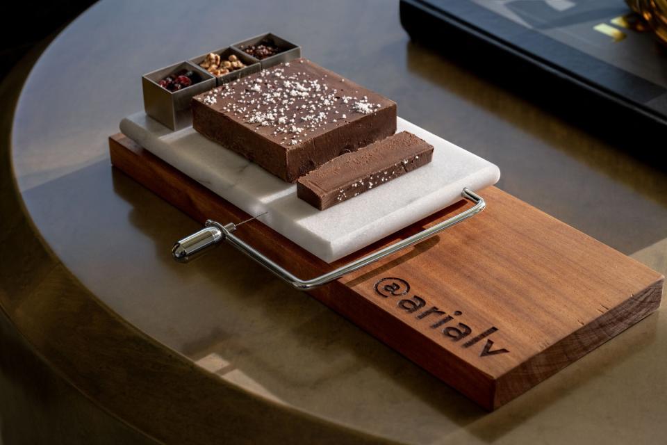 Fudge treat, an amenity at Aria Sky Villa