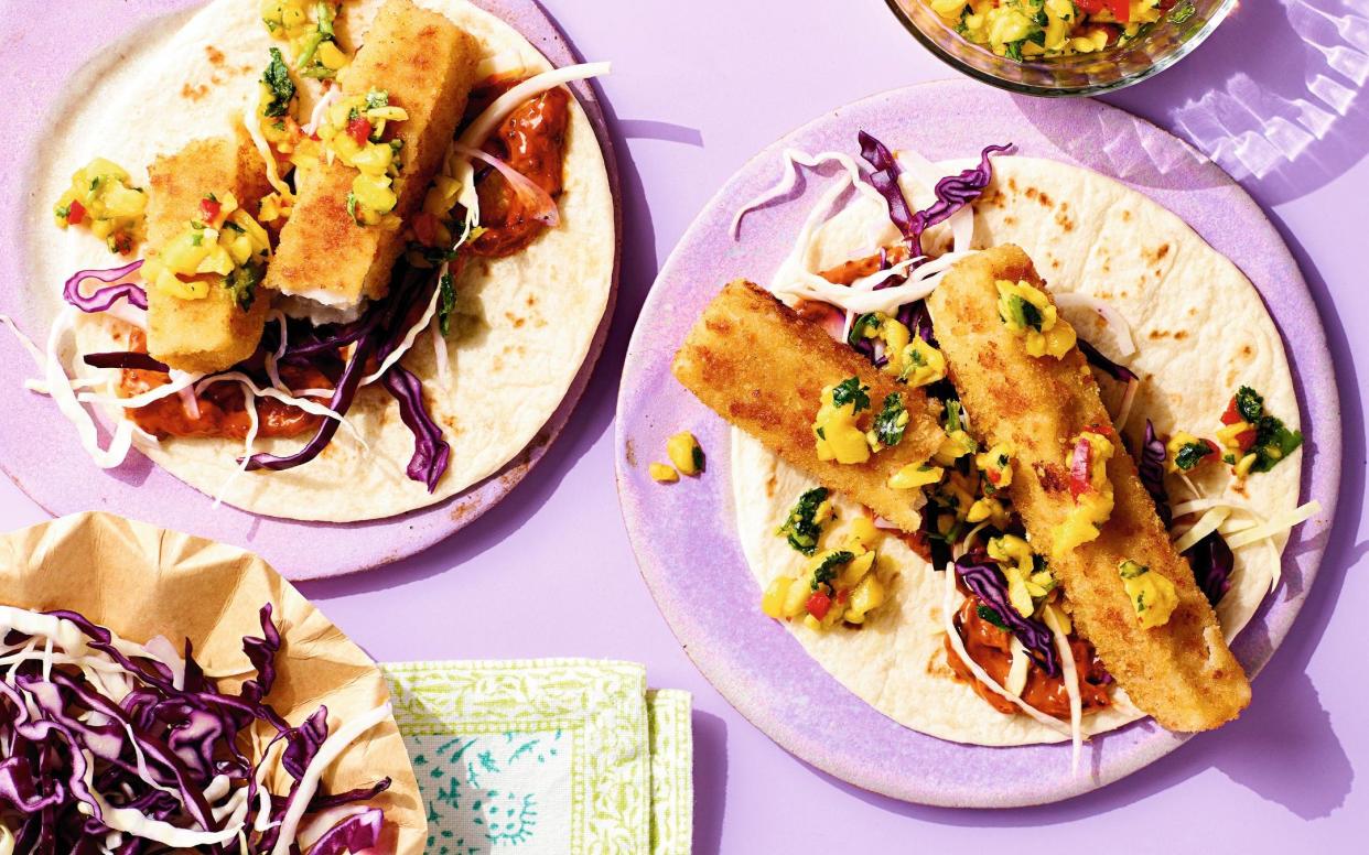 Fish-finger tacos recipe -  Steven Joyce