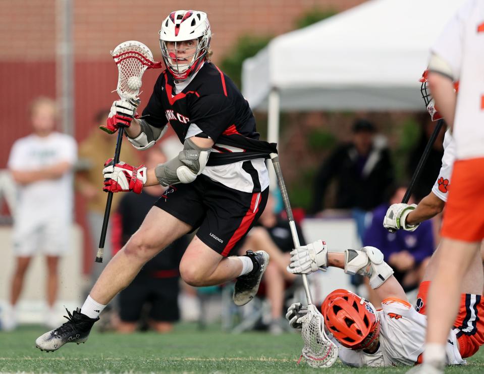 Teams play in semifinal lacrosse action at Westminster in Salt Lake City on Wednesday, May 24, 2023. | Scott G Winterton, Deseret News