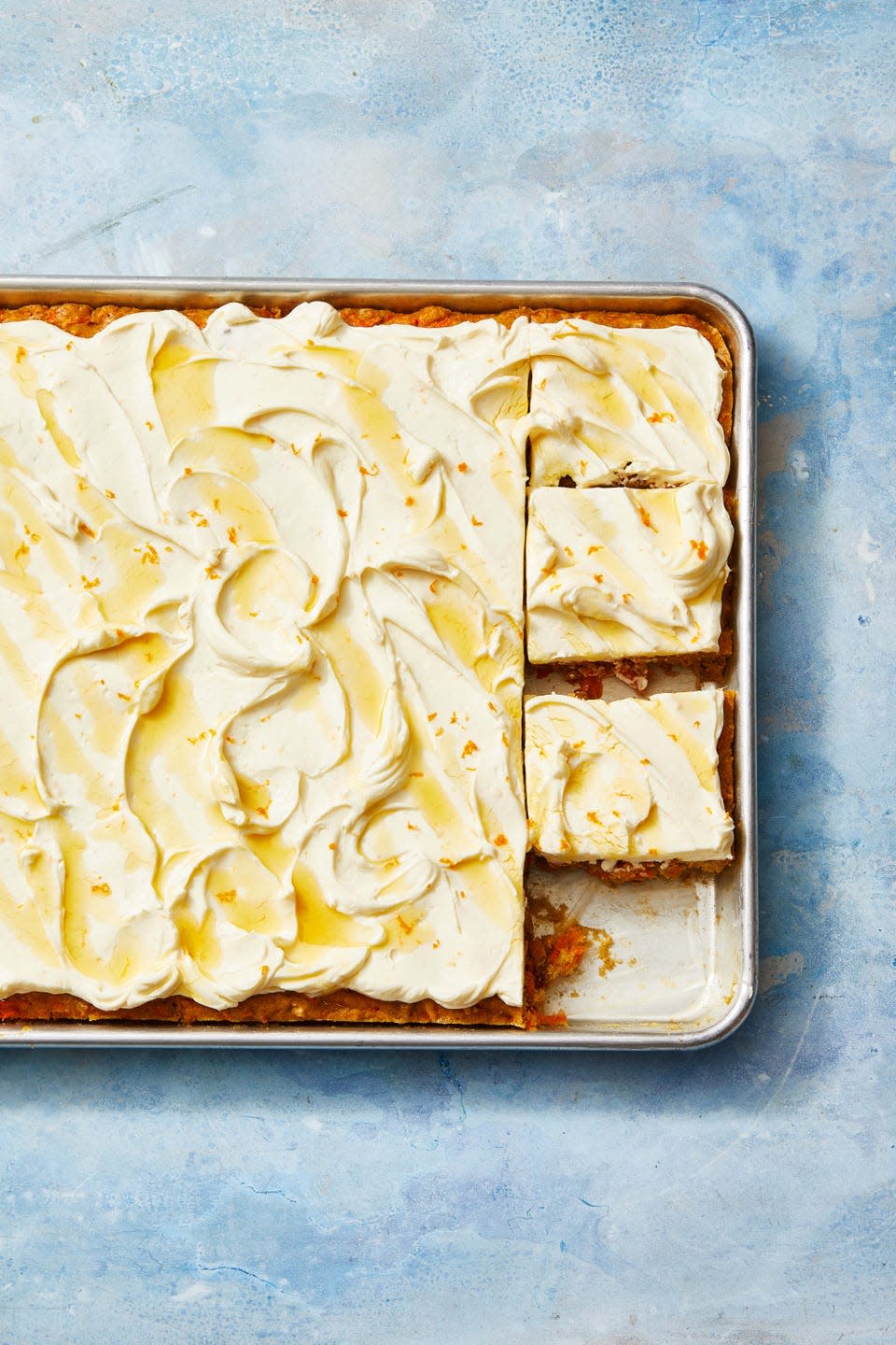 Carrot Sheet Cake With Cream Cheese Frosting