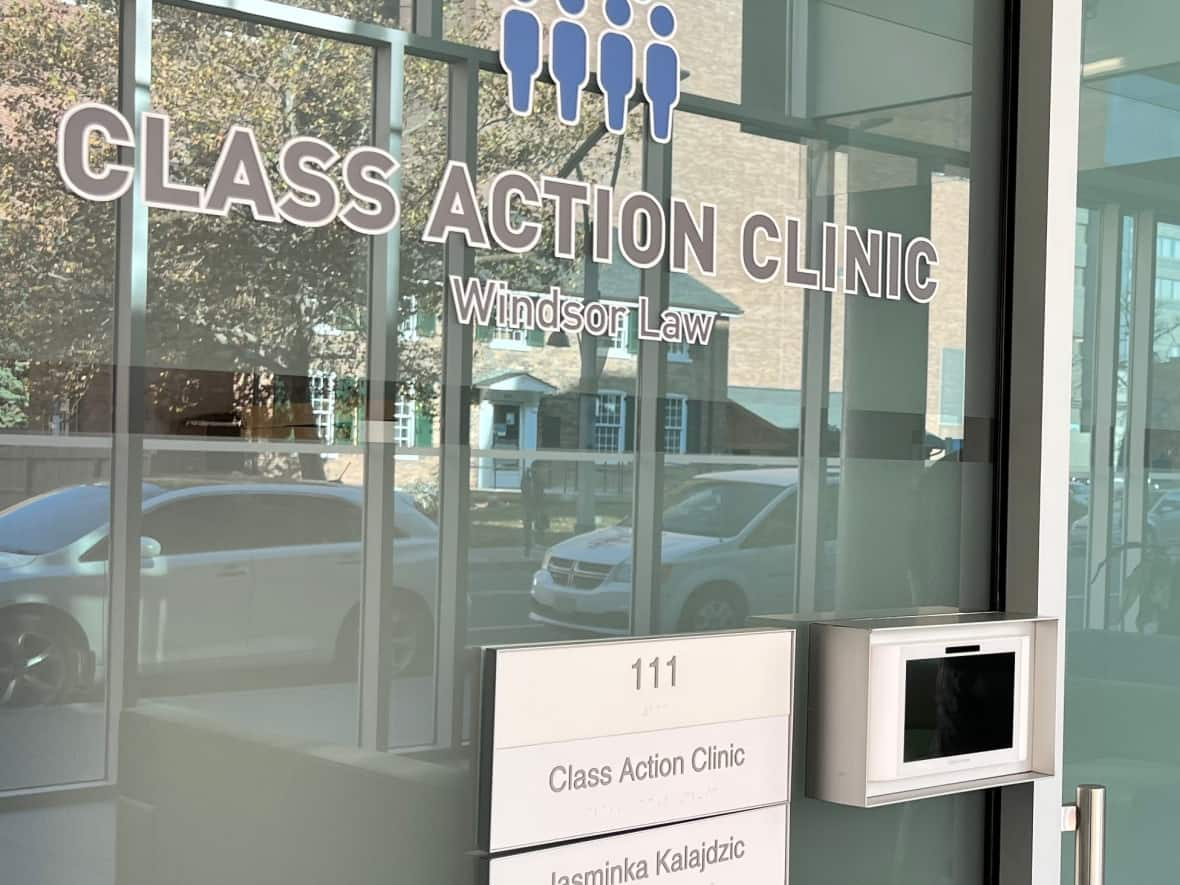 The Class Action Clinic, located at the University of Windsor's Faculty of Law. (Josiah Sinanan/CBC - image credit)